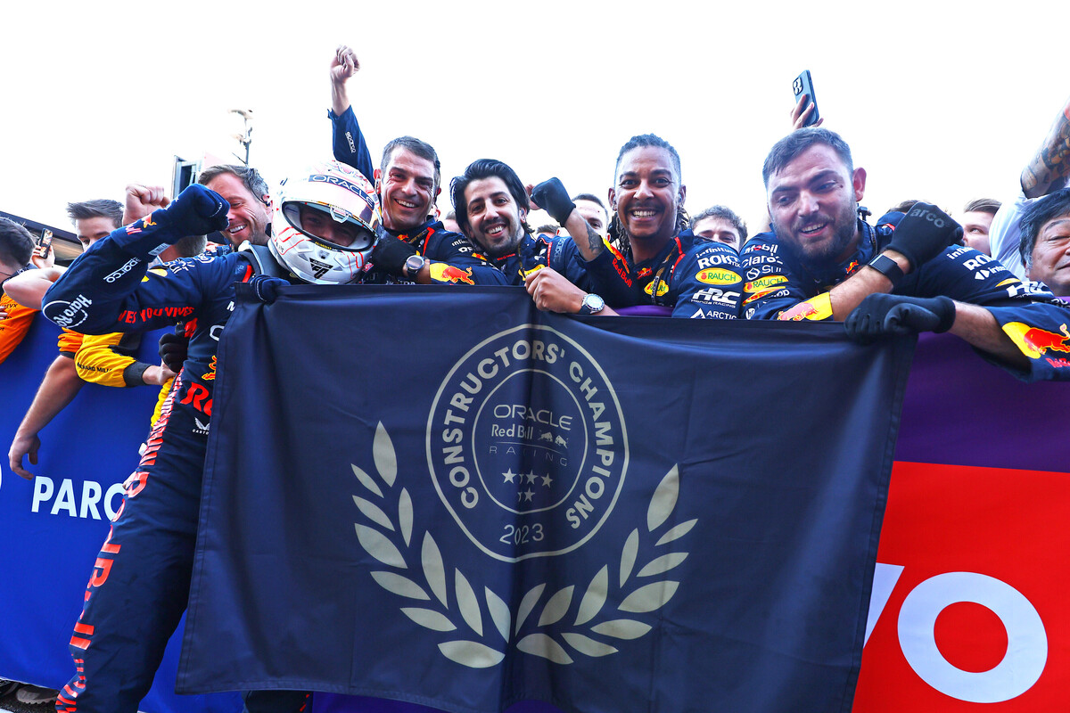 Red Bull won its sixth constructors' championship with victory in the Japanese GP. Image: Red Bull Content Pool