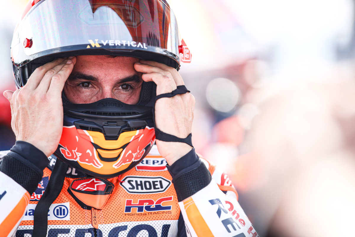 After winning six MotoGP championships together, Marc Marquez is leaving Honda for Gresini Racing in 2024. Image: Gold & Goose/Red Bull Content Pool