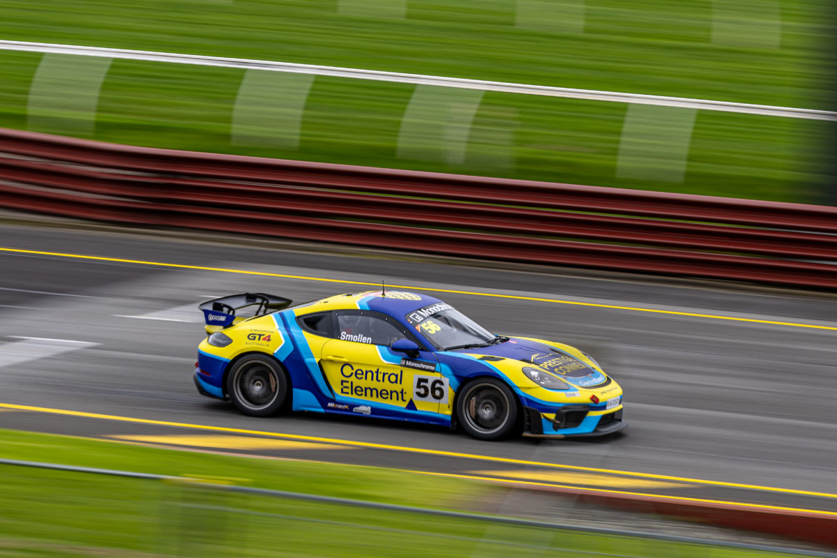 Smollen śwept the Sandown round in GT4. Image: InSyde Media