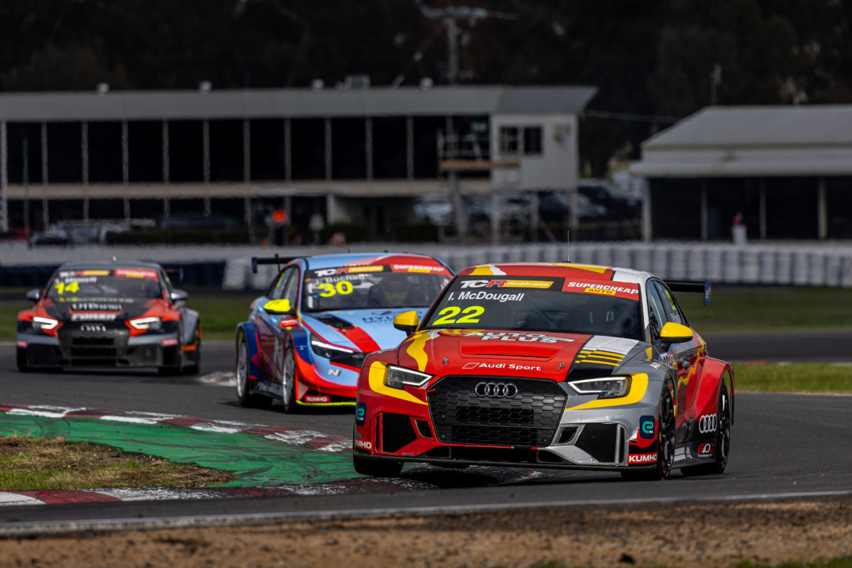 The Supercheap Auto TCR Australia Series presently headlines the Shannons SpeedSeries. Image: InSyde Media