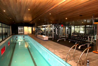 The STM workshop includes a full gym and pool