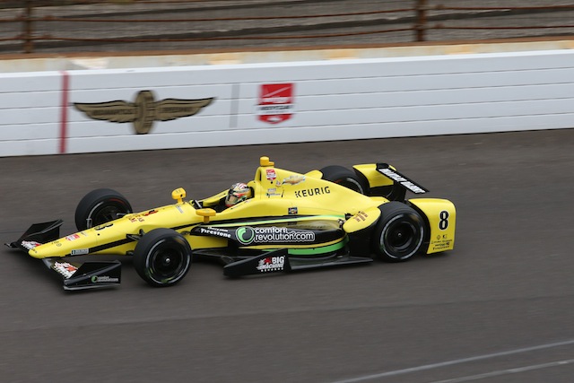 Sage Karam claims fastest lap in opening practice for the Indy 500 to be run on May 24
