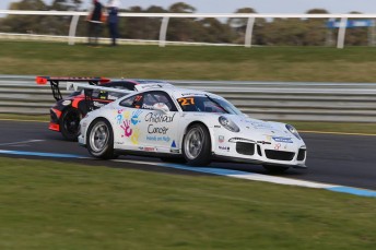 Power in the Carrera Cup Australia at Sandown