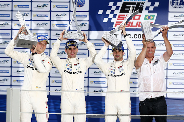 Dumas, Lieb, Jani supply Porsche with its first LMP1 WEC victory in Brazil