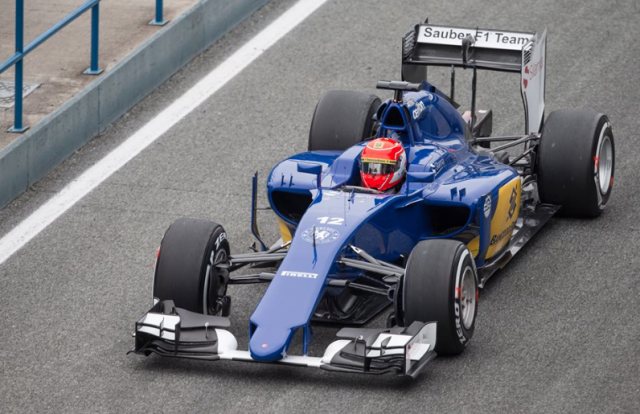 Felipe Nasr starred on day three of the first Formula 1 pre-season teat at Jerez