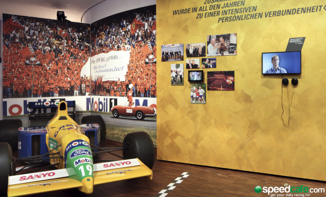 A glimpse inside the Michael Schumacher exhibit 