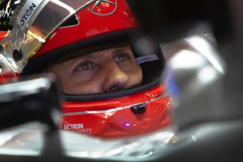 Philippe Streiff says his friend Michael Schumacher is confined to a wheelchair and cannot communicate