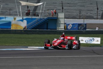 Scott Dixon tops a tight field after opening practice sessions on the Indy road course