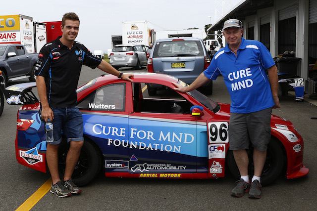 Scott McLaughlin has become an amassador for the Cure for Motor Neuron Disease Foundation
