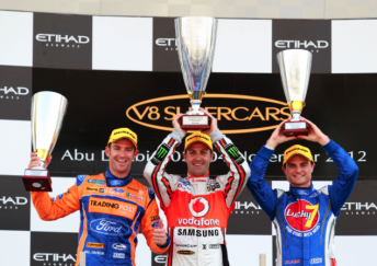 Will Davison (left) and Tim Slade (right) with TeamVodafone