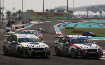 thumb The #12 and #17 Fords of Dean Fiore and Steve Johnson at Abu Dhabi