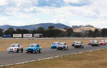 The Aussie Racing Cars field at Winton Motor Raceway