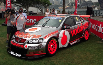 The new look TeamVodafone Commodore