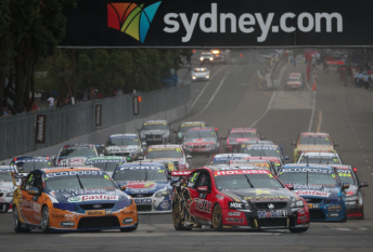 The start of the final race of the 2012 V8 Supercars season. The grid will look much different next year ...