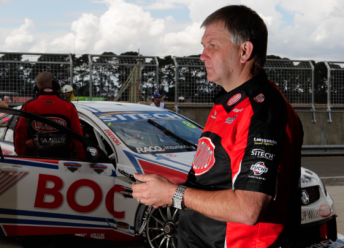 As his team works towards building its three new Commodores, Brad Jones Racing team owner Kim Jones is recovering from a road car incident