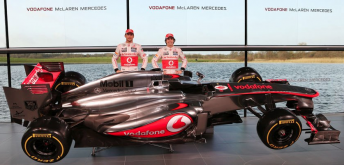 Button and Perez with the new McLaren