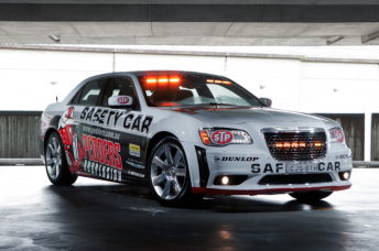 The Chrysler 300 SRT8 is the official Safety Car of the 2013 V8 Supercars Championship
