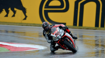 Sylvain Guintoli on his way to race one victory at Magny Cours