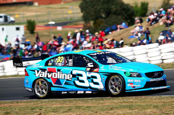Scott McLaughlin leads a heavily interrupted Supercheap Auto Bathurst 1000  at the half way stage  