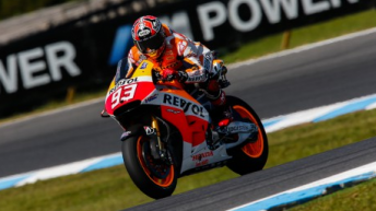Marc Marquez on his way to 12th pole of the year