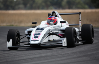 The CAMS Mygale F4 demo car in action last year