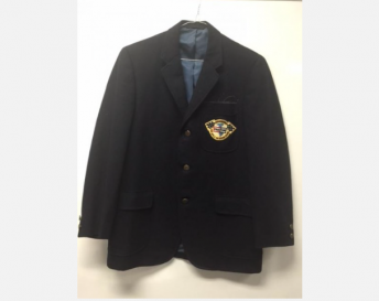 The 100mph Club jacket awarded to Mario Andretti in 1965 