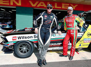 Steven Johnson and John Bowe with the famous Mustang Sally