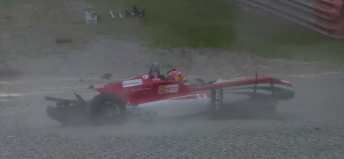 Lance Stroll was involved in the worst of the incidents at Monza