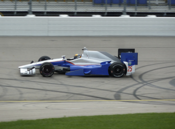 Matthew Brabham completes his maiden test in an IndyCar 