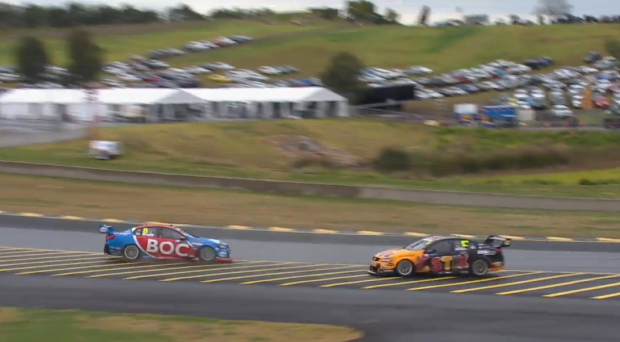 Bright spins after contact with van Gisbergen