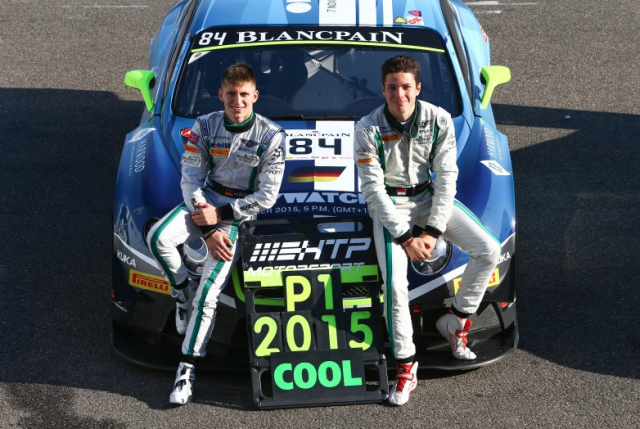 Maxi Buhk and Vincent Abril celebrate Blancpain Sprint Series success 