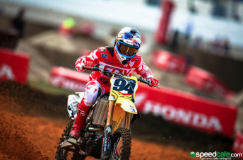 Ken Roczen on his way to victory