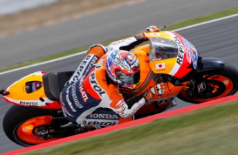 Casey Stoner at Silverstone
