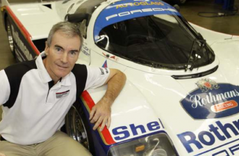 Tomas Mezera with the Porsche 962C 