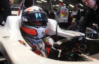Tonio Luizzi in his Hispania Formula One car