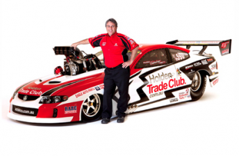 Maurice Fabietti with his new-look Holden Trade Club Monaro