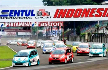 The Sentul International Circuit is located 30 minutes from the capital Jakarta