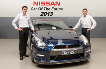 Todd and Rick Kelly with a Nissan GT-R
