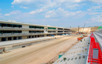 car Construction of the Circuit of the Americas continues ahead of its November F1 debut