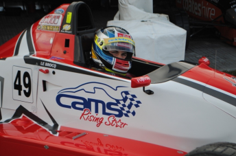 Formula Ford title leader Jack Le Brocq