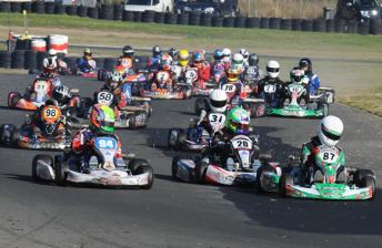 The Karting Showdown will be contested following the day's V8 Supercar action at the adjacent Sydney Motorsport Park