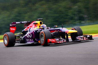 Sebastian Vettel romped to victory at Spa