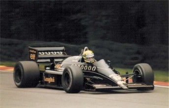Senna at Spa in 1985