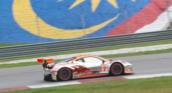 The race winning Clearwater Ferrari at Sepang
