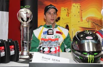 David Sera at a press conference in Dubai