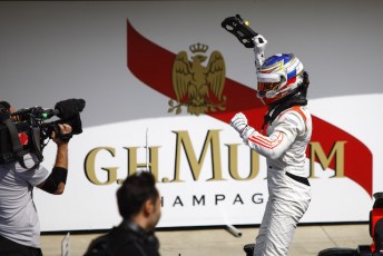 Sergey Sirotkin takes the GP2 feature win for Rapax 