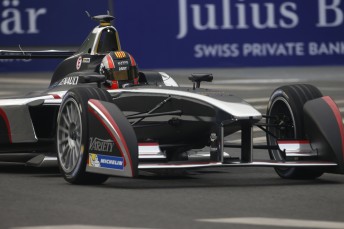 Oriol Servia will start the second FIA Formula E Championship race from pole