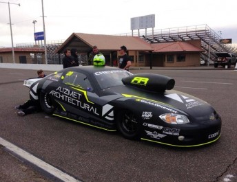 The Pontiac piloted to the NHRA field by Shane Tucker