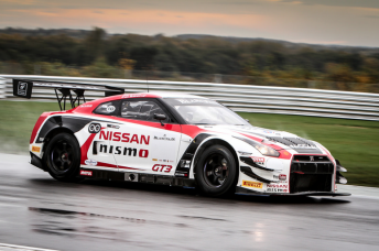 Nissan awarded Simmons a test in the Nissan GT-R GT3 at a wet Snetterton