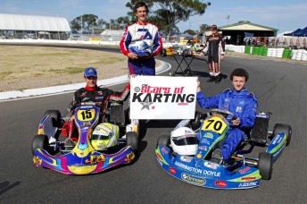 The new name and look for the 2010 CIK Stars of Karting Series was unveiled today. Pic: photowagon.com.au 